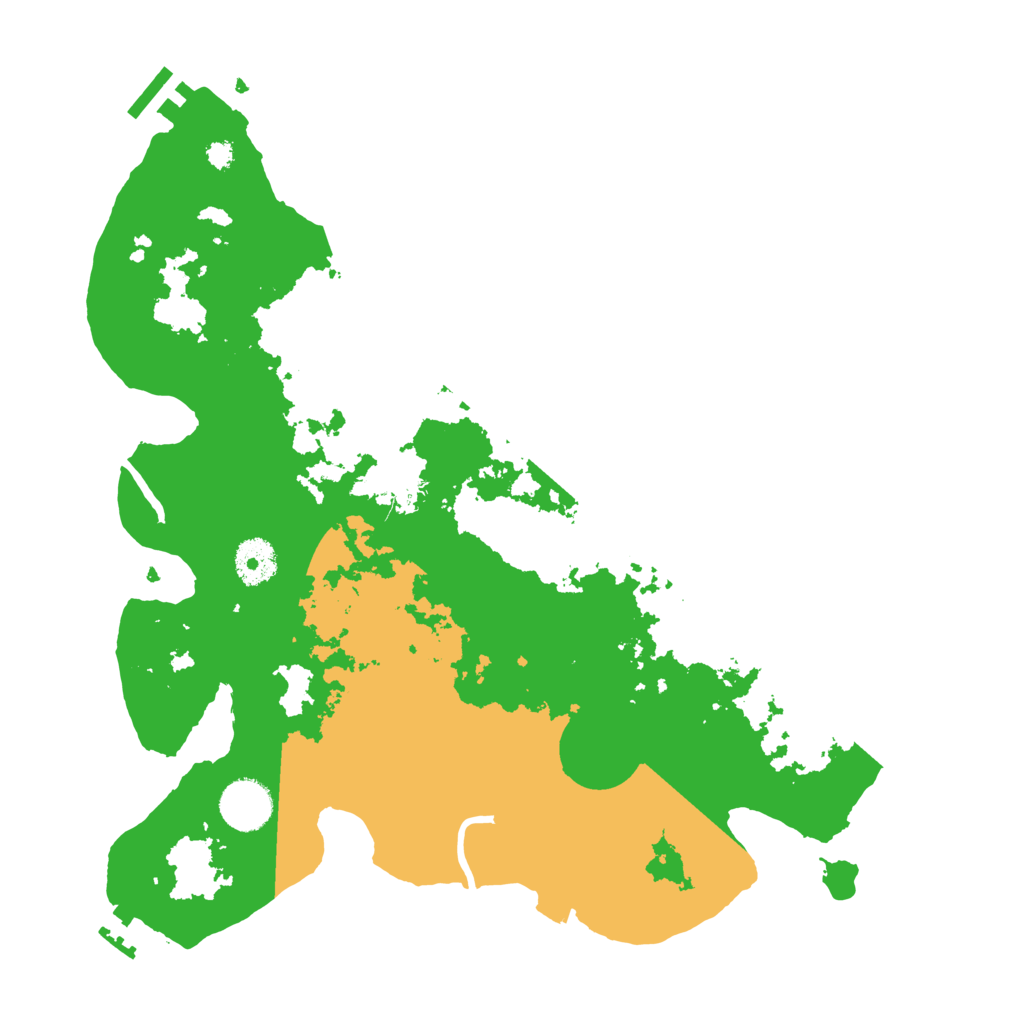 Biome Rust Map: Procedural Map, Size: 3500, Seed: 20629026