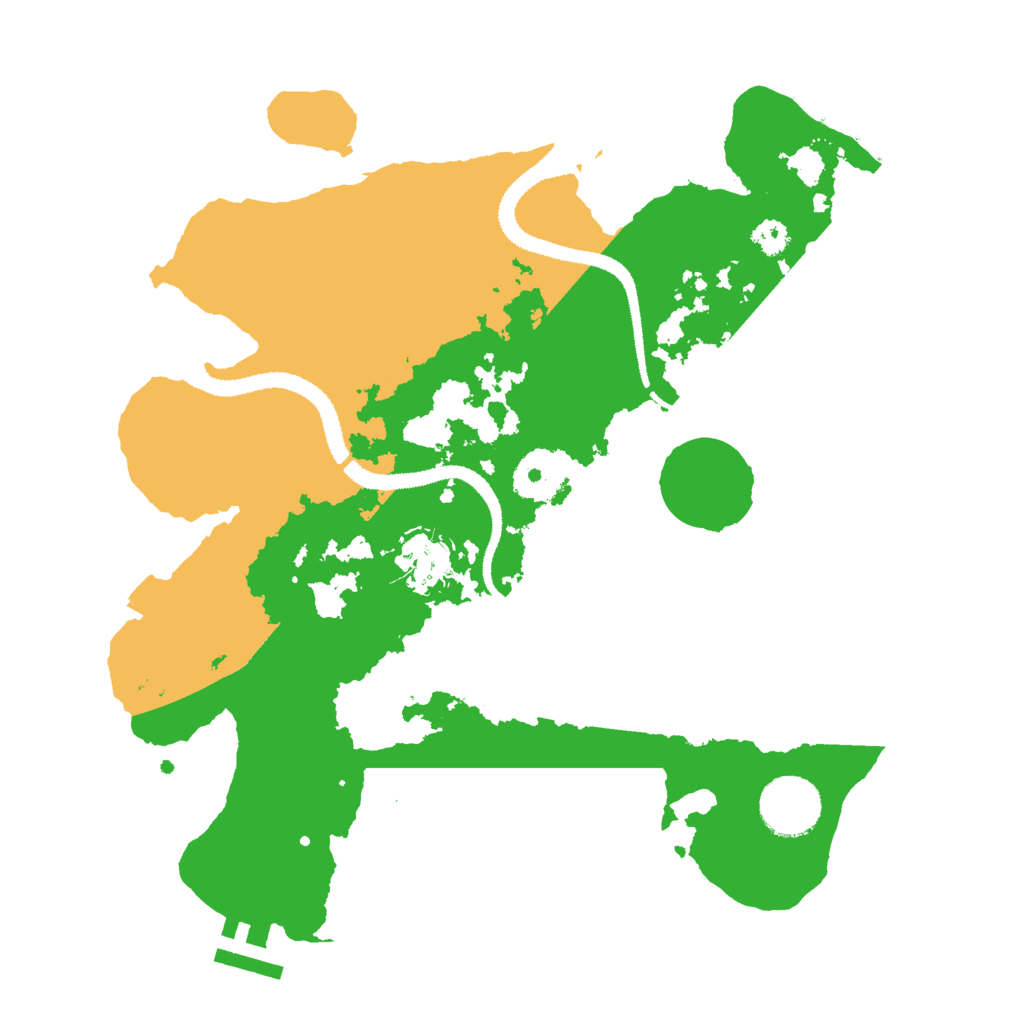 Biome Rust Map: Procedural Map, Size: 3000, Seed: 9305