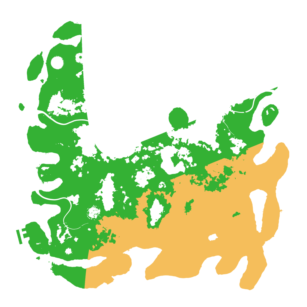 Biome Rust Map: Procedural Map, Size: 4250, Seed: 7777000