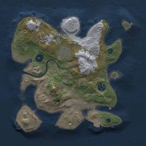 Thumbnail Rust Map: Procedural Map, Size: 2700, Seed: 56489906, 8 Monuments