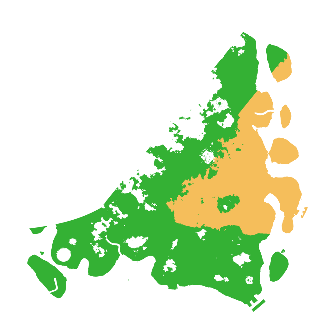 Biome Rust Map: Procedural Map, Size: 4100, Seed: 23342