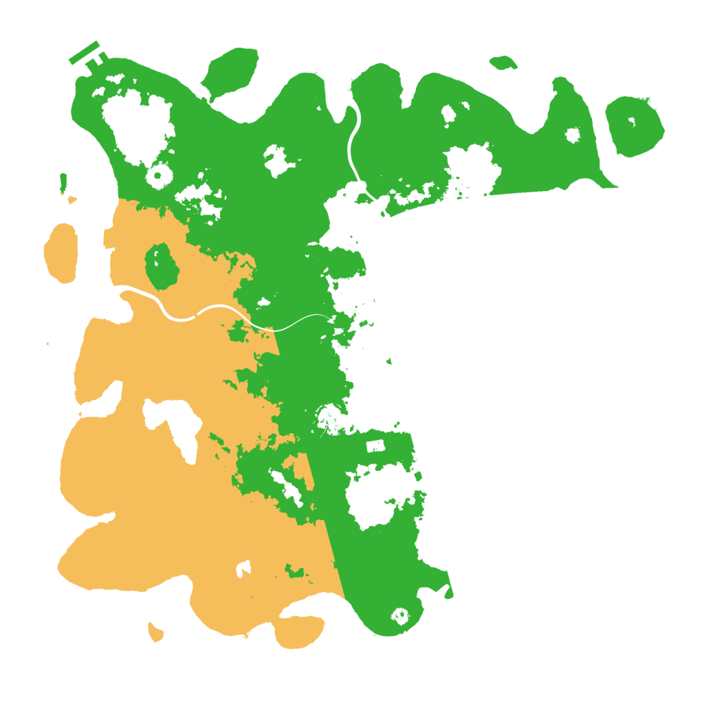 Biome Rust Map: Procedural Map, Size: 4200, Seed: 496489180