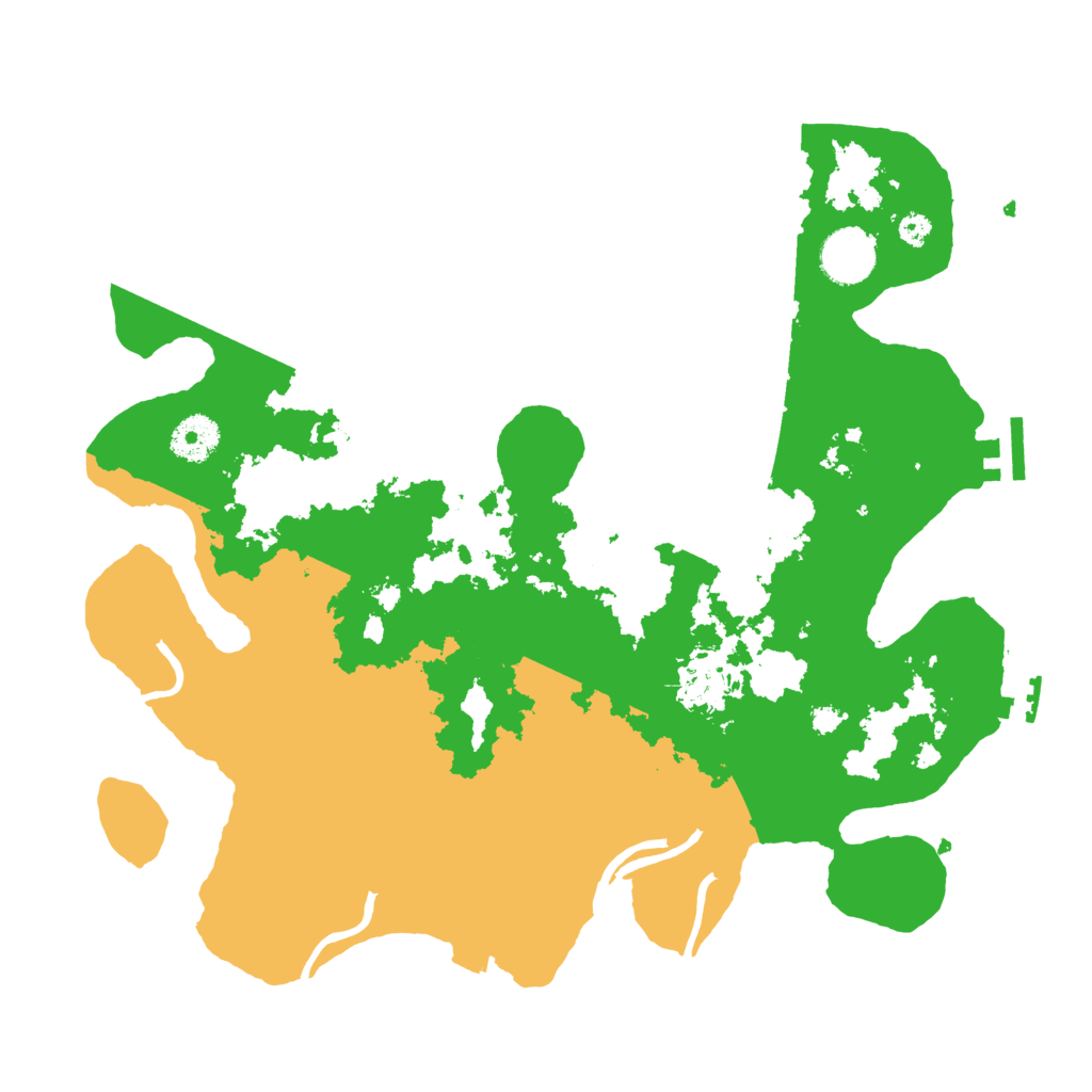 Biome Rust Map: Procedural Map, Size: 3500, Seed: 84226908