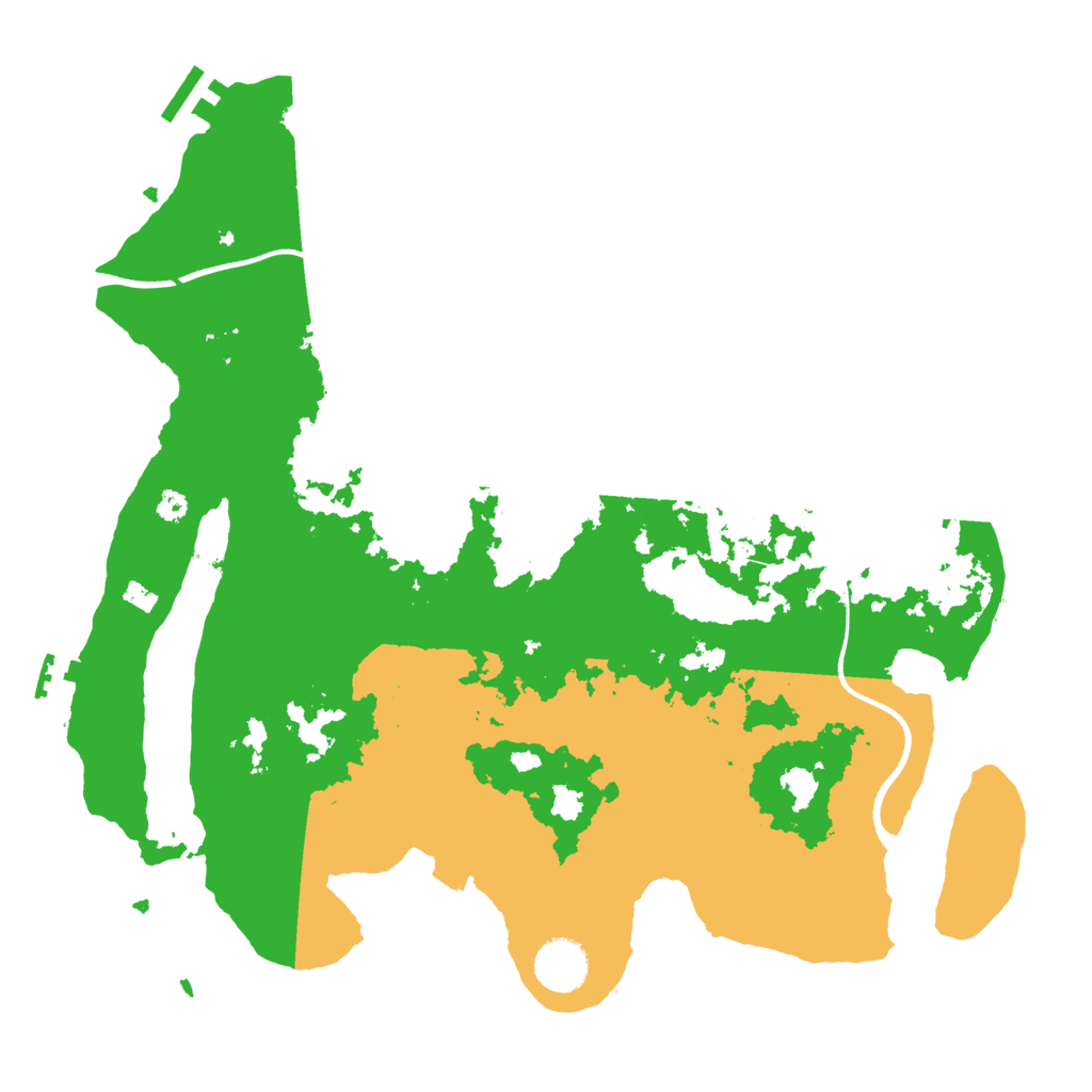 Biome Rust Map: Procedural Map, Size: 3600, Seed: 600