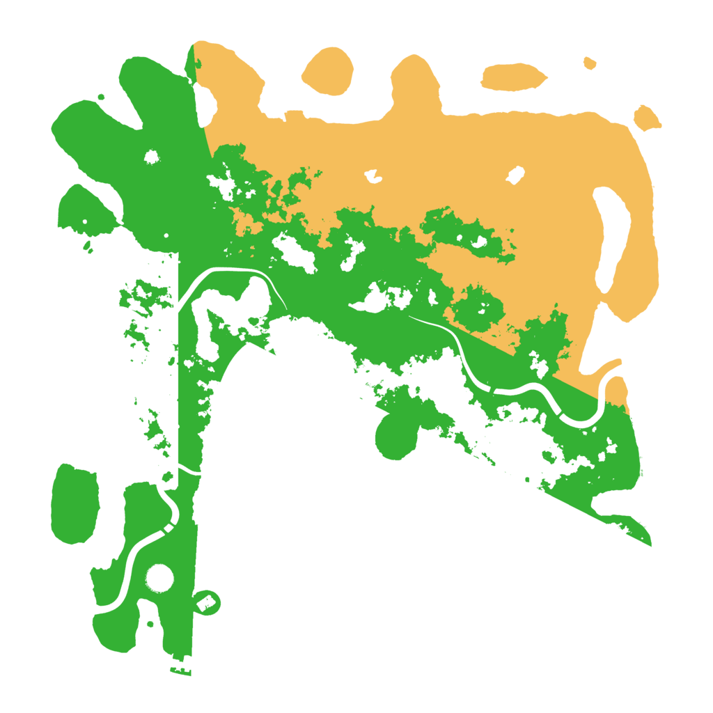 Biome Rust Map: Procedural Map, Size: 4500, Seed: 971035130