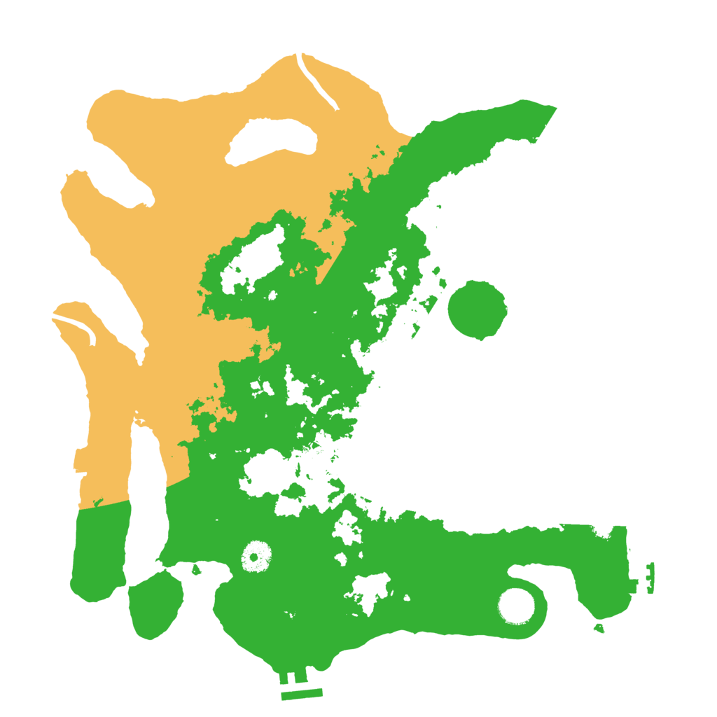 Biome Rust Map: Procedural Map, Size: 3500, Seed: 310210344