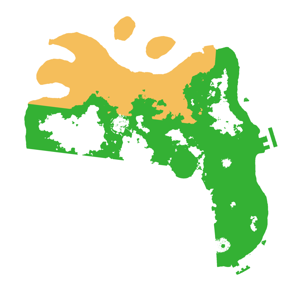 Biome Rust Map: Procedural Map, Size: 3000, Seed: 55164