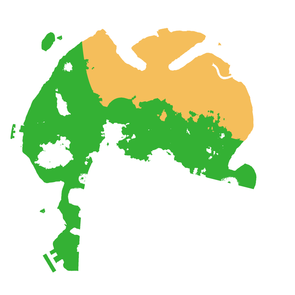 Biome Rust Map: Procedural Map, Size: 3000, Seed: 1657958788