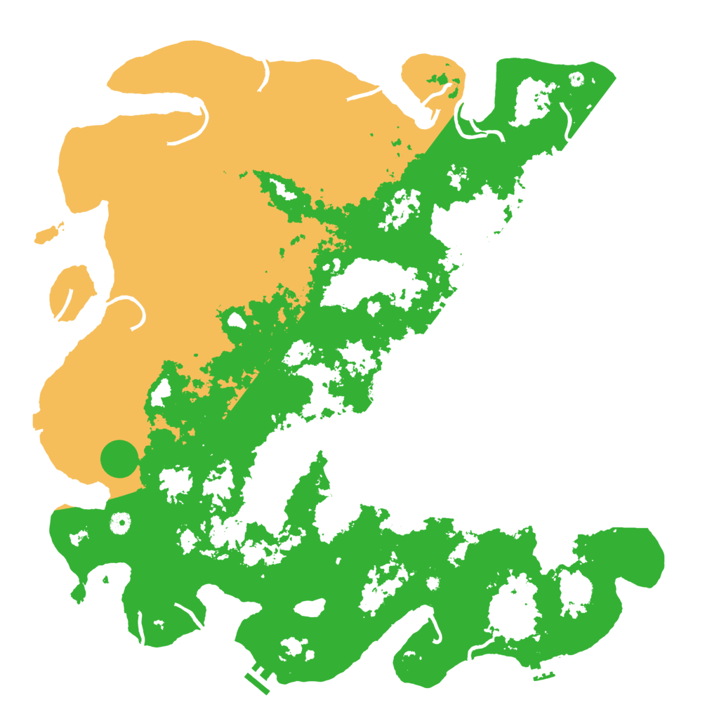 Biome Rust Map: Procedural Map, Size: 5000, Seed: 192176428