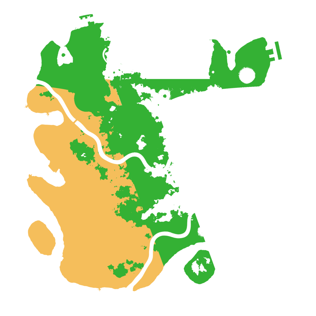 Biome Rust Map: Procedural Map, Size: 3500, Seed: 705489028