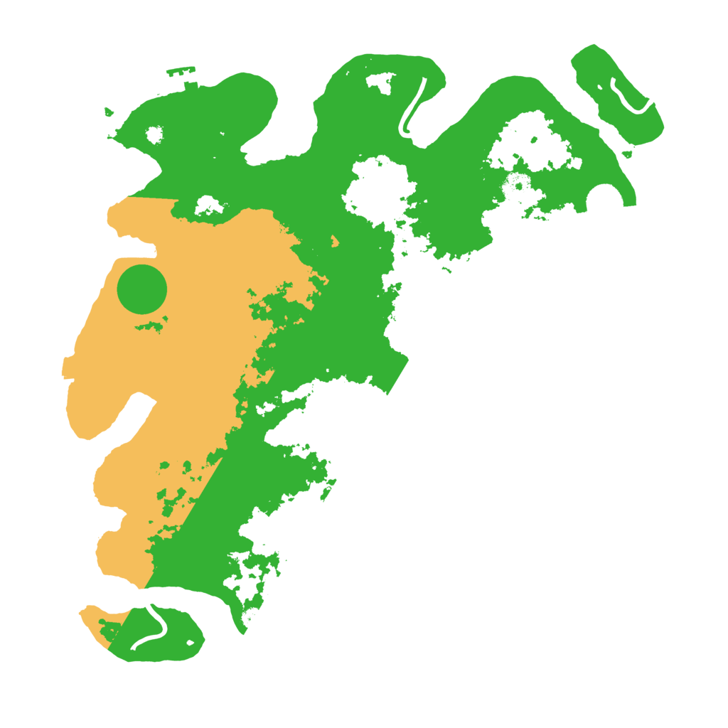 Biome Rust Map: Procedural Map, Size: 3850, Seed: 5847