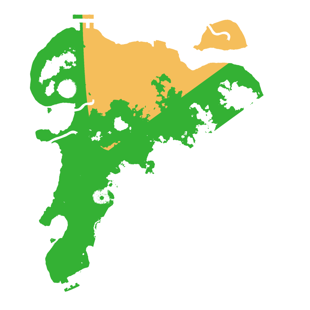 Biome Rust Map: Procedural Map, Size: 3000, Seed: 6847203