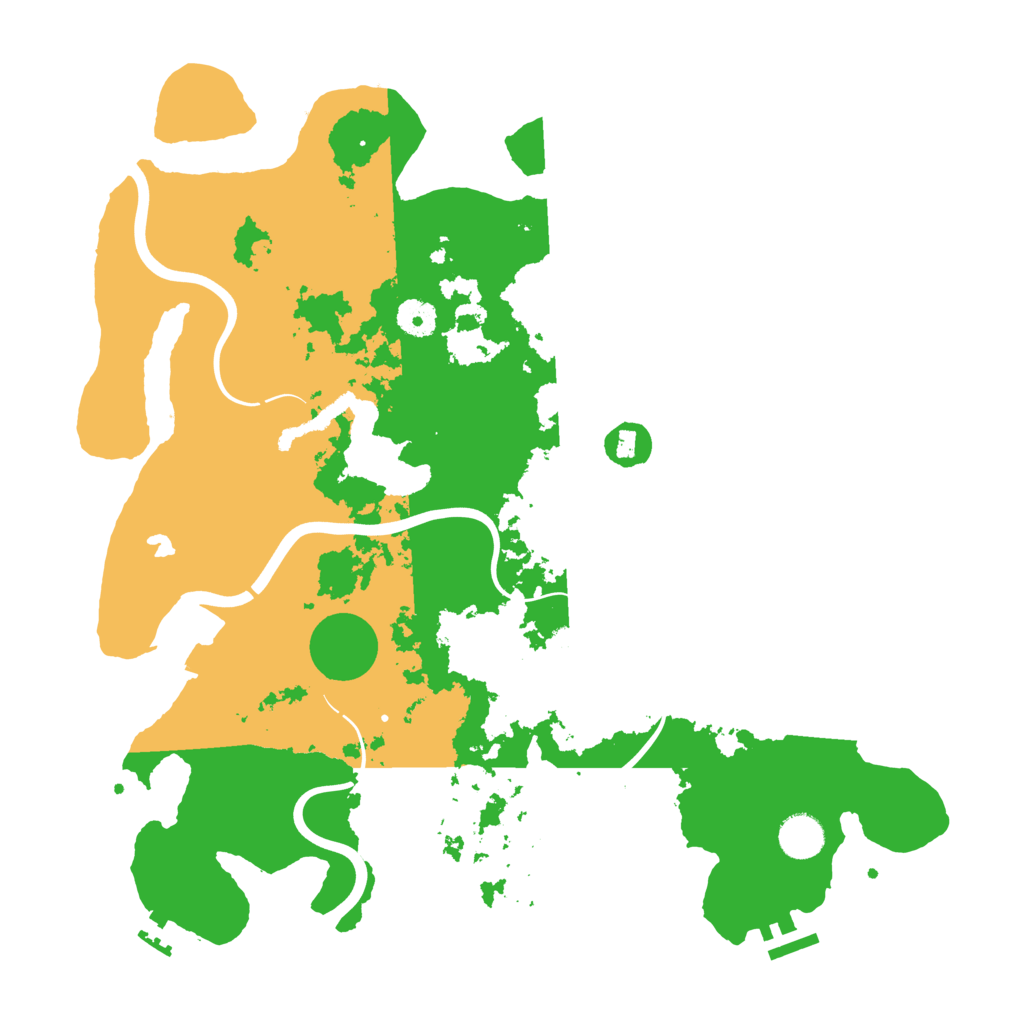 Biome Rust Map: Procedural Map, Size: 4000, Seed: 210491484