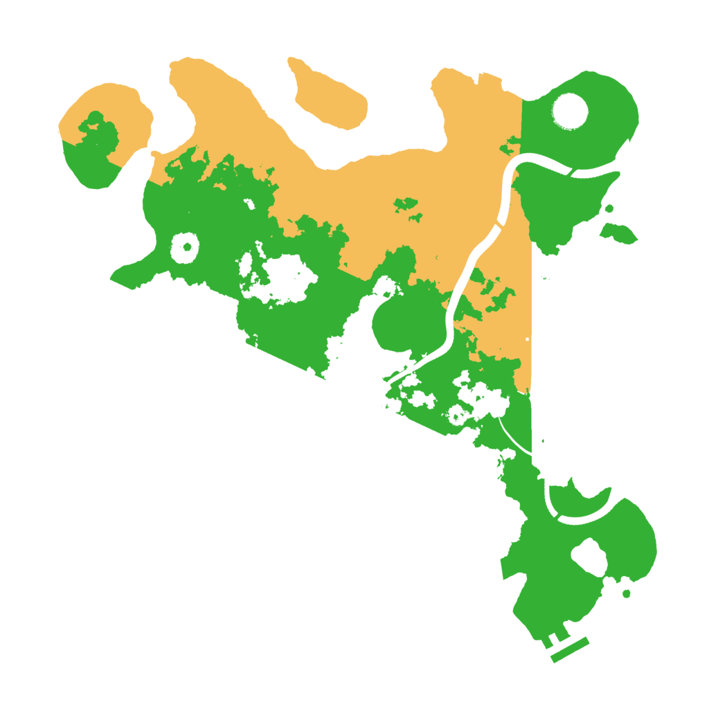 Biome Rust Map: Procedural Map, Size: 3500, Seed: 880623779