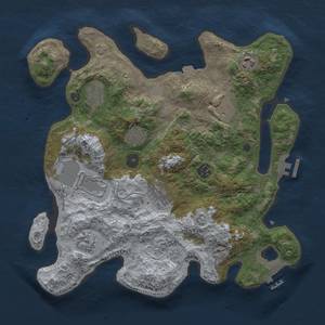 Thumbnail Rust Map: Procedural Map, Size: 3500, Seed: 880623779, 16 Monuments