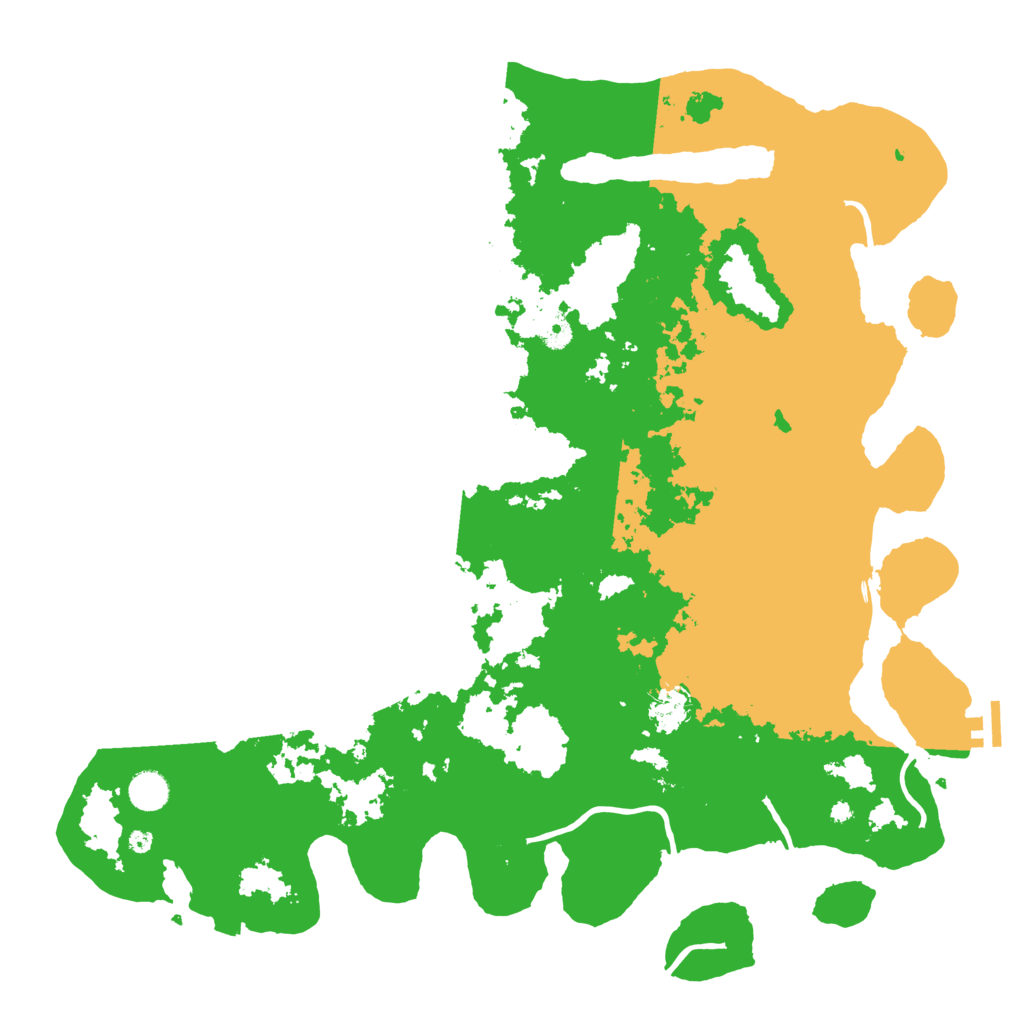 Biome Rust Map: Procedural Map, Size: 4500, Seed: 15347
