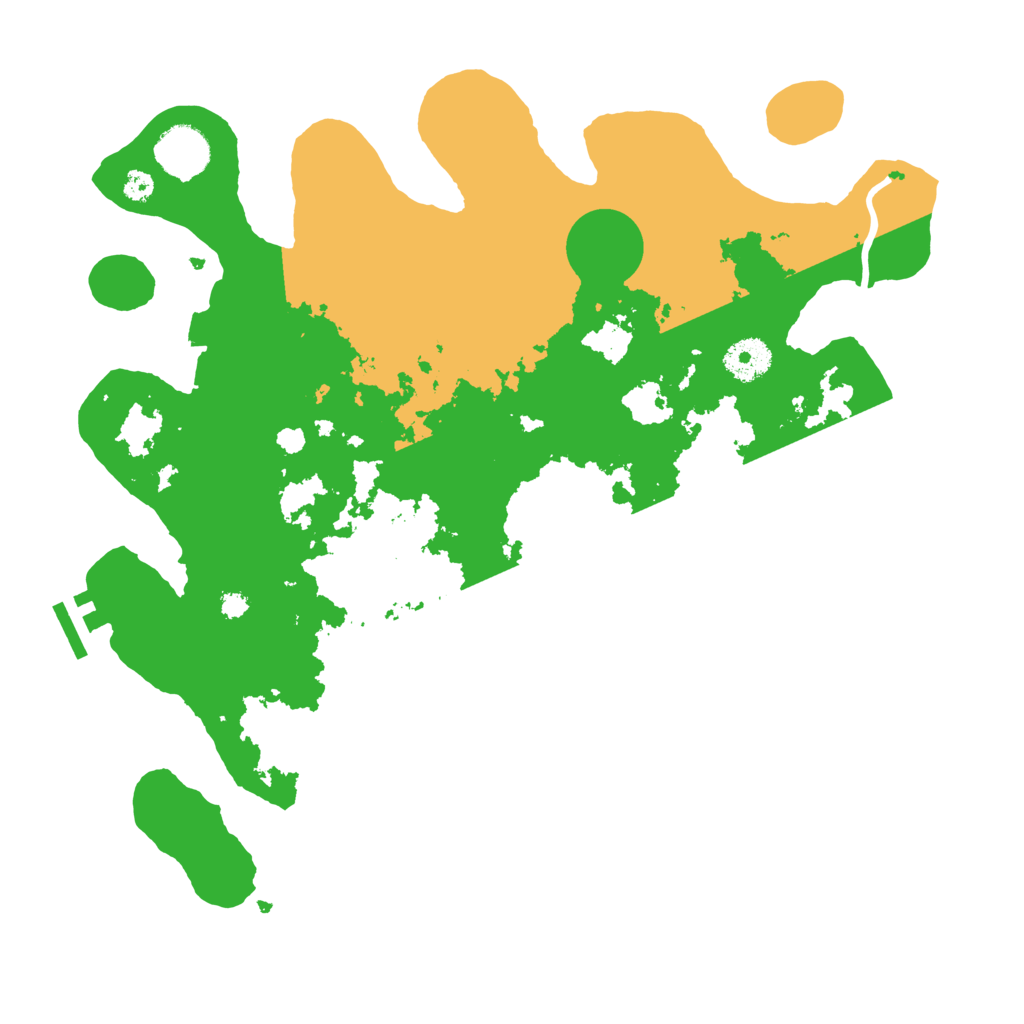Biome Rust Map: Procedural Map, Size: 3500, Seed: 1952592541