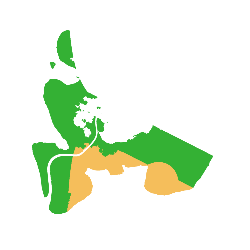 Biome Rust Map: Procedural Map, Size: 2000, Seed: 1619232827