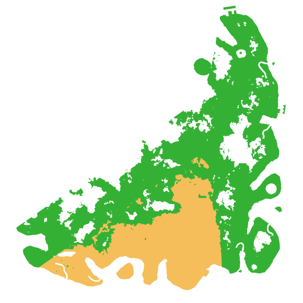 Biome Rust Map: Procedural Map, Size: 5000, Seed: 1753767378