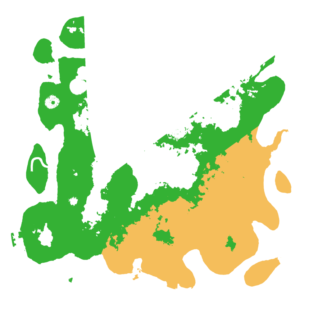 Biome Rust Map: Procedural Map, Size: 3500, Seed: 44718988