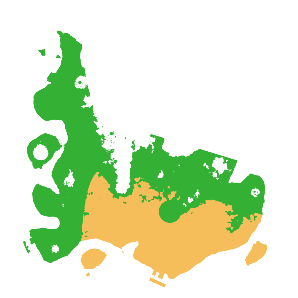 Biome Rust Map: Procedural Map, Size: 3534, Seed: 13825