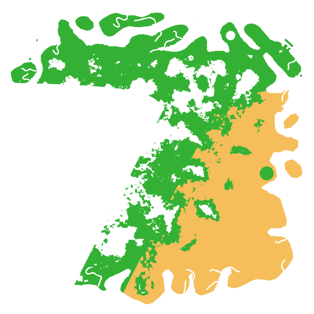 Biome Rust Map: Procedural Map, Size: 6000, Seed: 124191