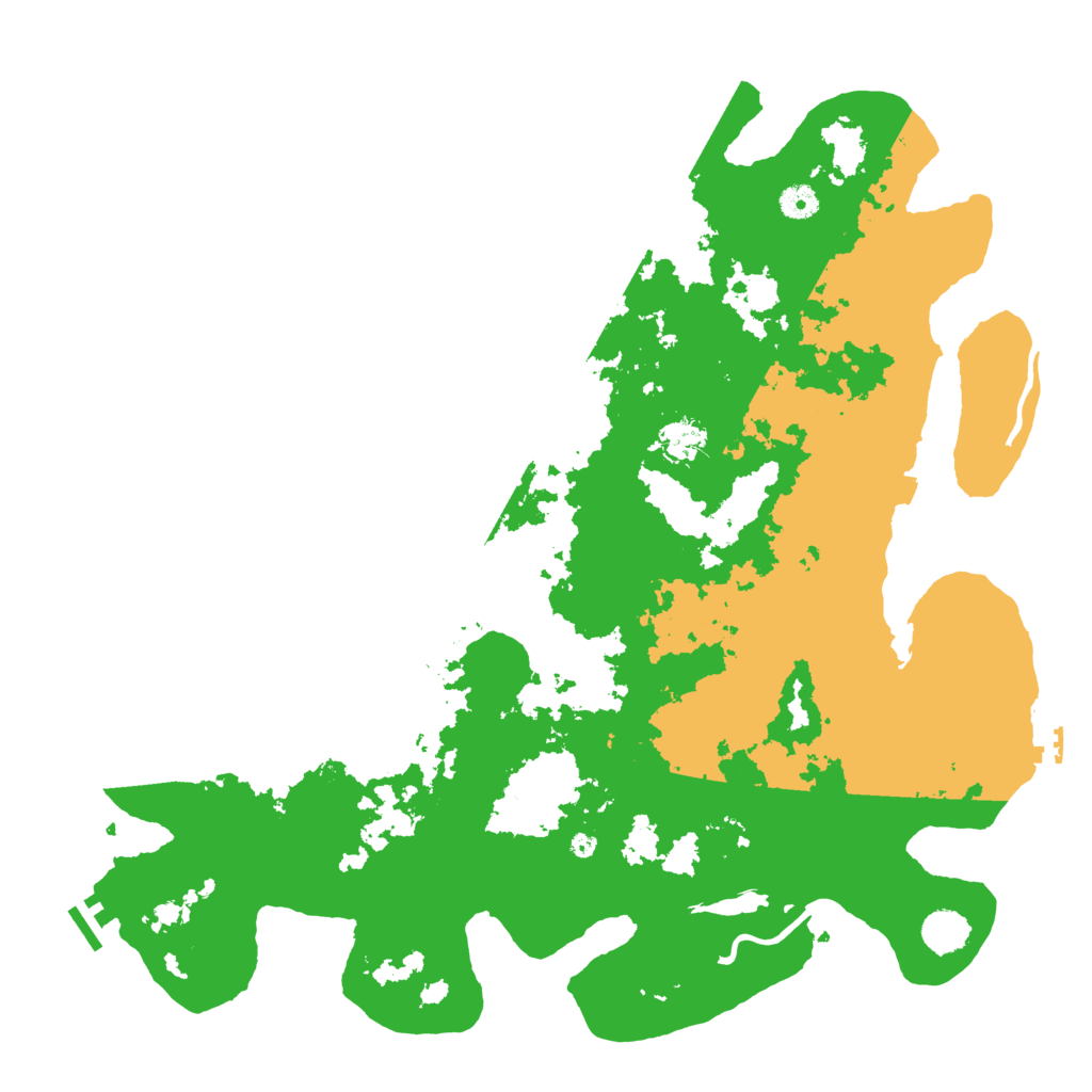 Biome Rust Map: Procedural Map, Size: 4500, Seed: 54728946