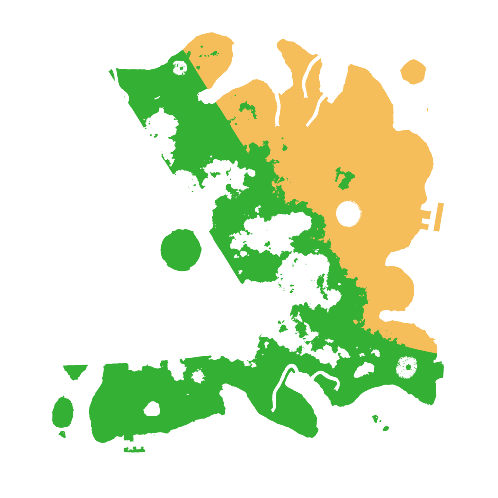 Biome Rust Map: Procedural Map, Size: 3500, Seed: 1866848287