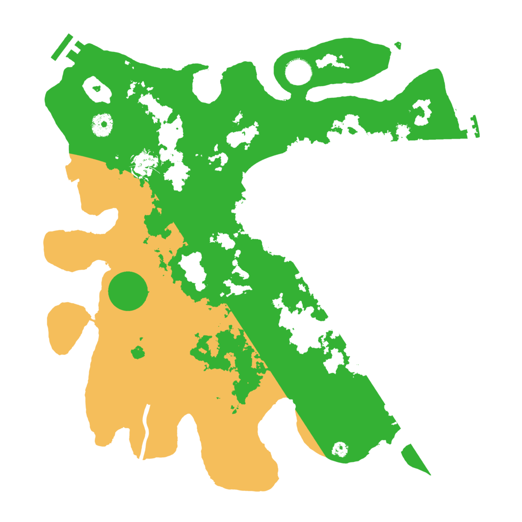 Biome Rust Map: Procedural Map, Size: 3500, Seed: 57569214