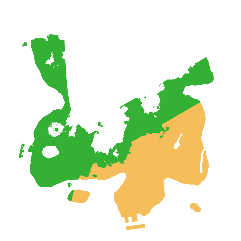 Biome Rust Map: Procedural Map, Size: 2500, Seed: 1964372589