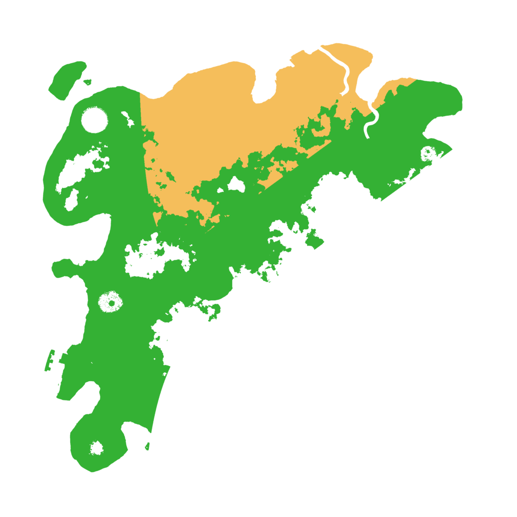 Biome Rust Map: Procedural Map, Size: 3500, Seed: 6847203