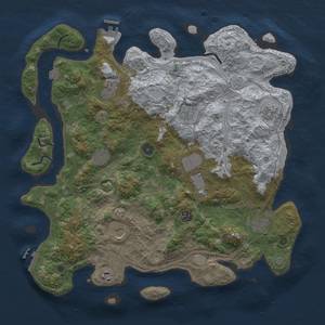 Thumbnail Rust Map: Procedural Map, Size: 4250, Seed: 227974969, 18 Monuments