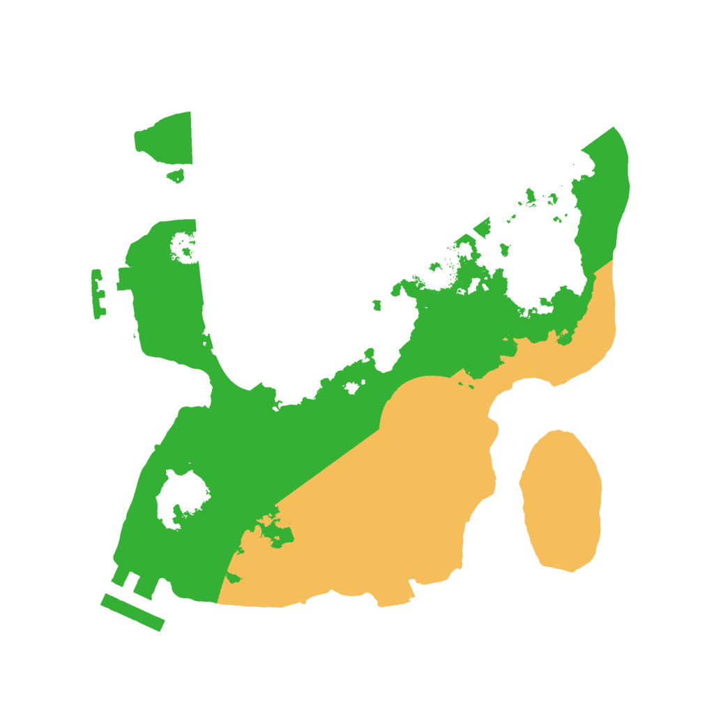 Biome Rust Map: Procedural Map, Size: 2200, Seed: 2137303009