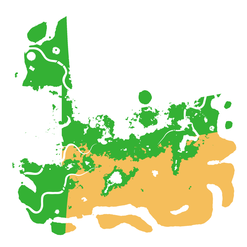 Biome Rust Map: Procedural Map, Size: 5000, Seed: 1251