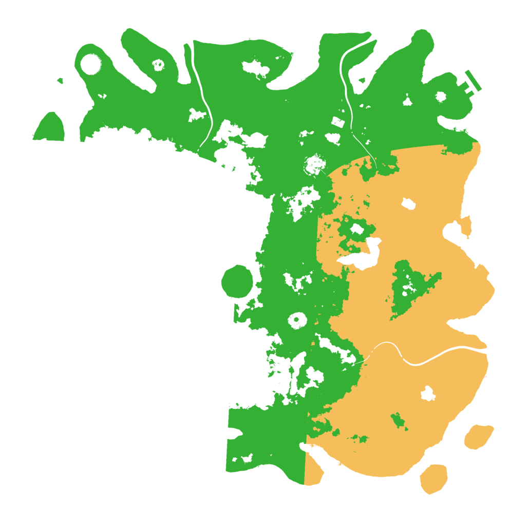 Biome Rust Map: Procedural Map, Size: 4500, Seed: 426150307