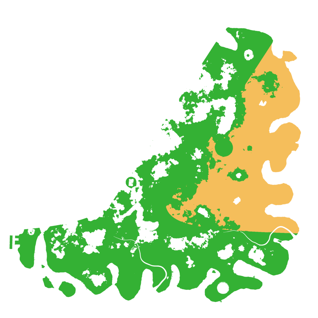 Biome Rust Map: Procedural Map, Size: 4750, Seed: 448861299