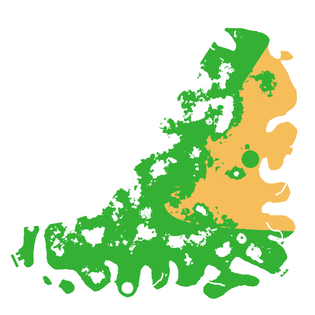 Biome Rust Map: Procedural Map, Size: 4750, Seed: 448861299