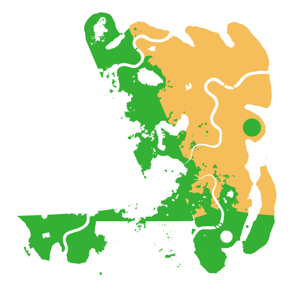Biome Rust Map: Procedural Map, Size: 4300, Seed: 1143