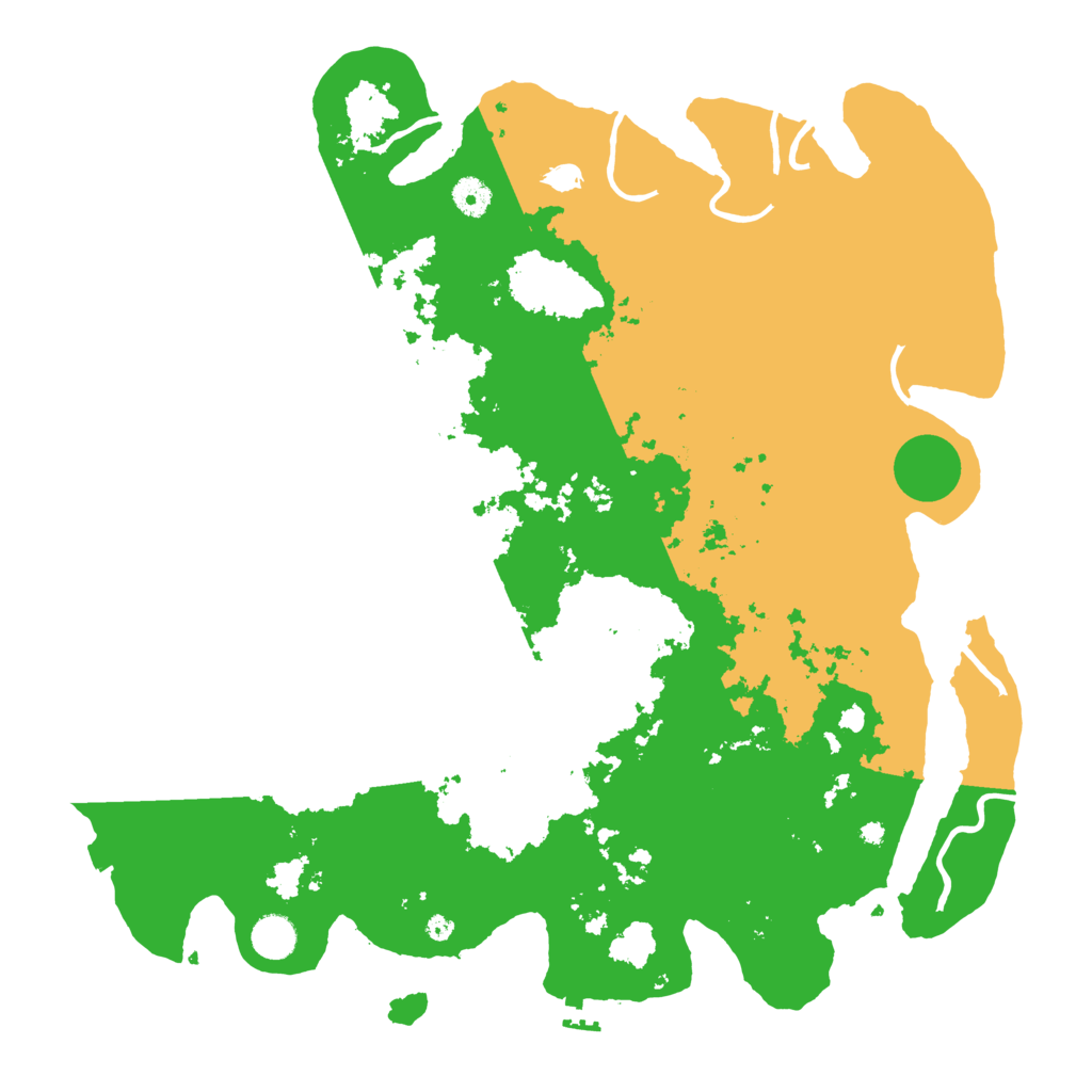 Biome Rust Map: Procedural Map, Size: 4300, Seed: 1143