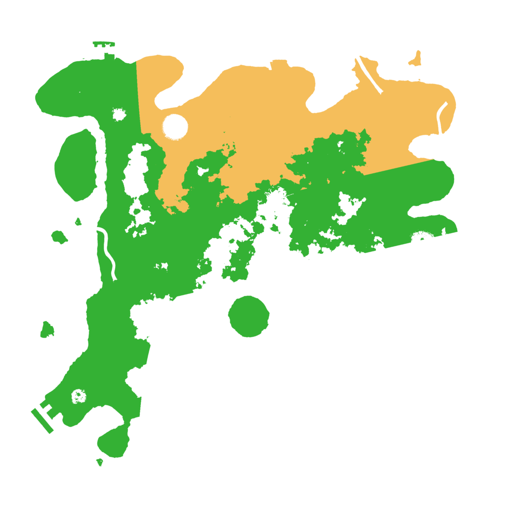 Biome Rust Map: Procedural Map, Size: 3500, Seed: 1238524569