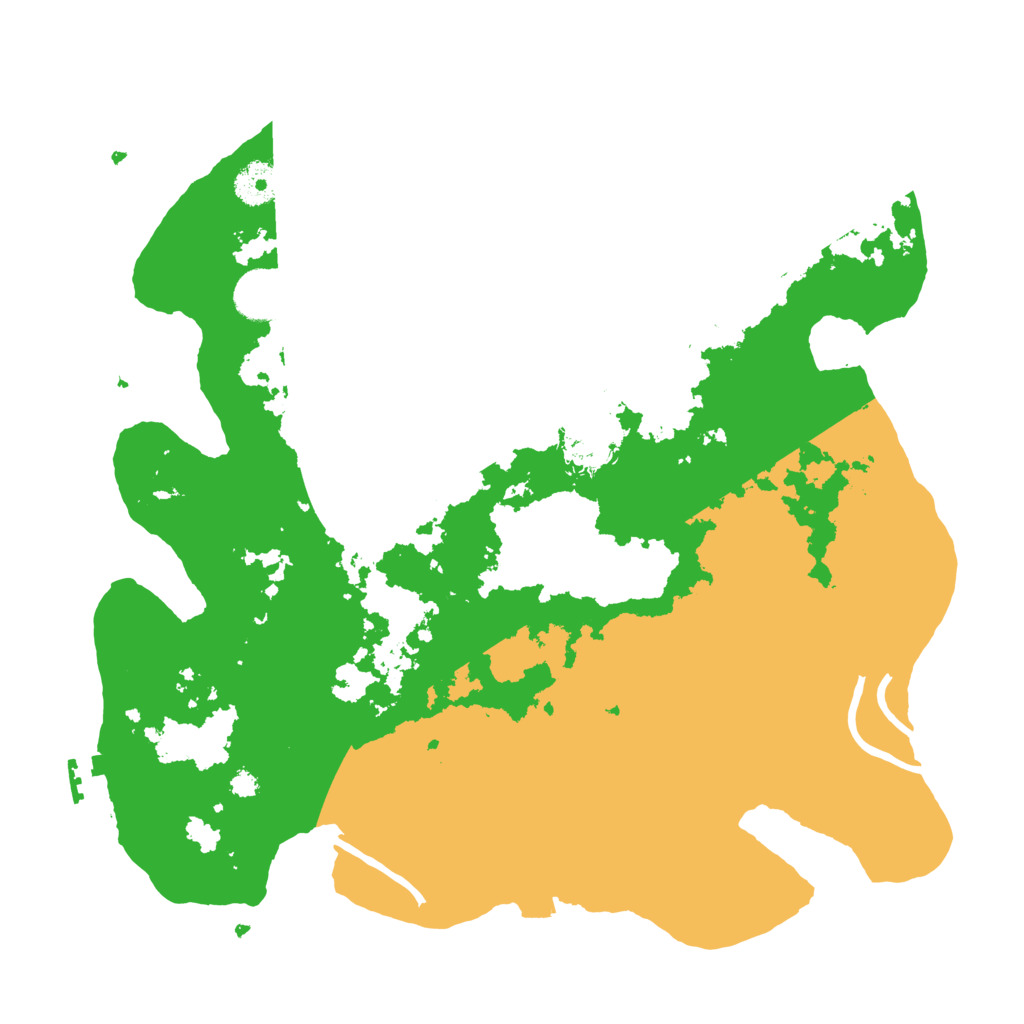 Biome Rust Map: Procedural Map, Size: 3500, Seed: 920449208