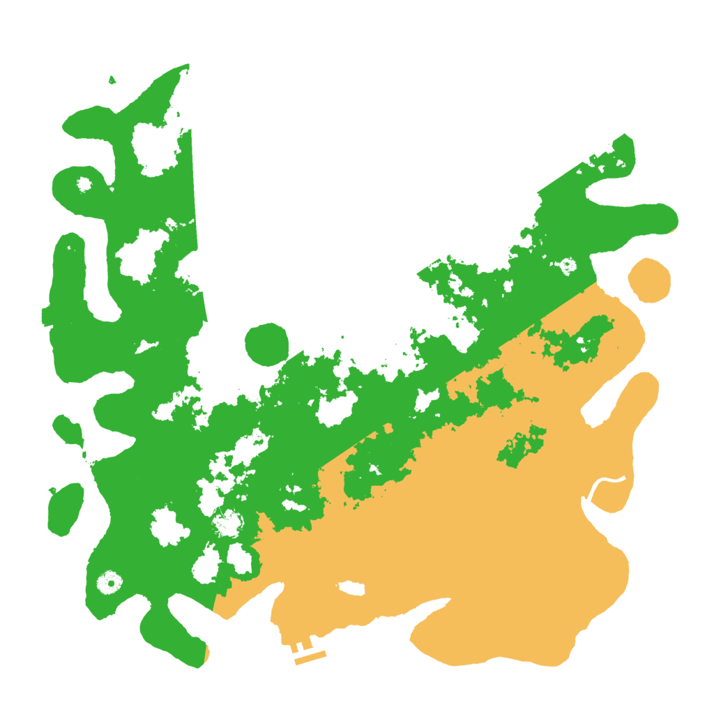 Biome Rust Map: Procedural Map, Size: 4500, Seed: 154525