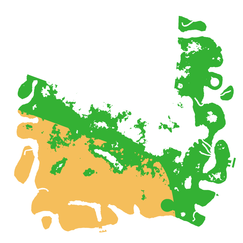 Biome Rust Map: Procedural Map, Size: 5000, Seed: 1377