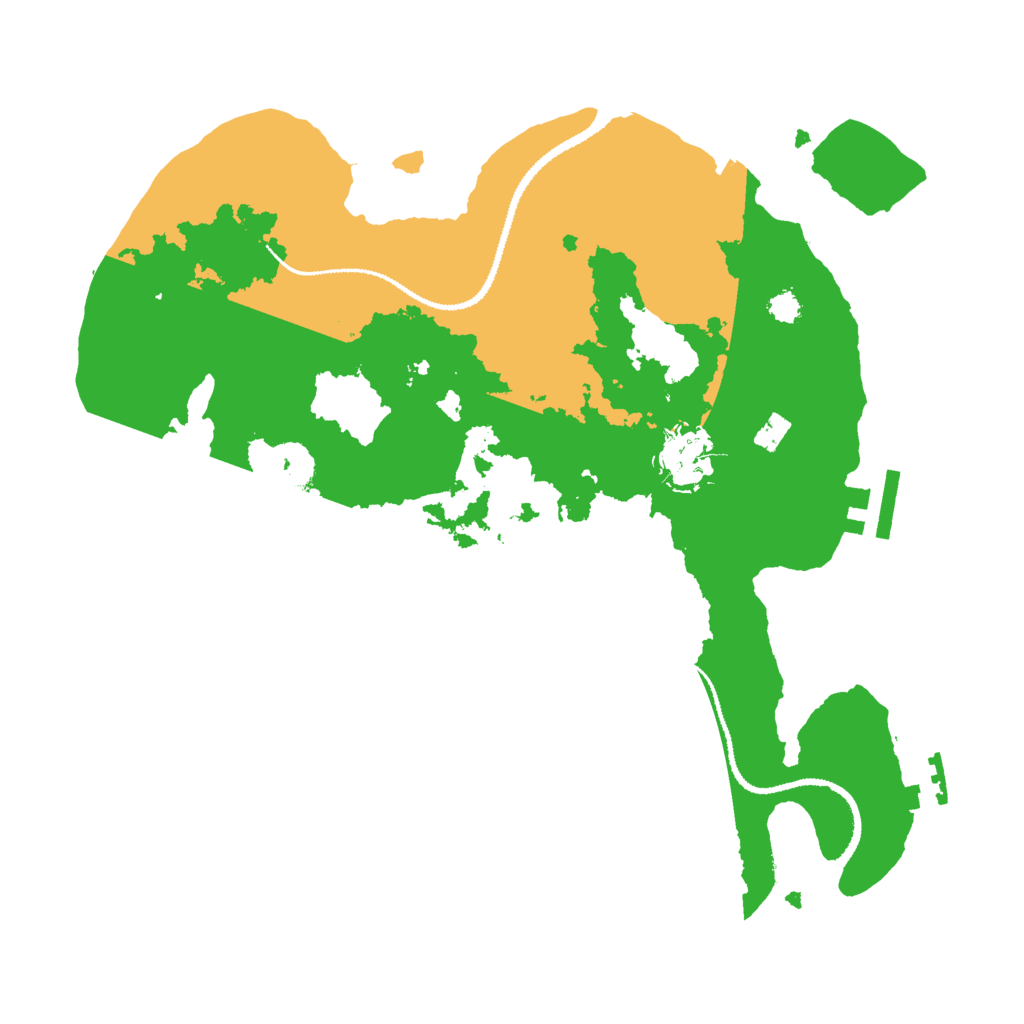 Biome Rust Map: Procedural Map, Size: 3000, Seed: 1142131069