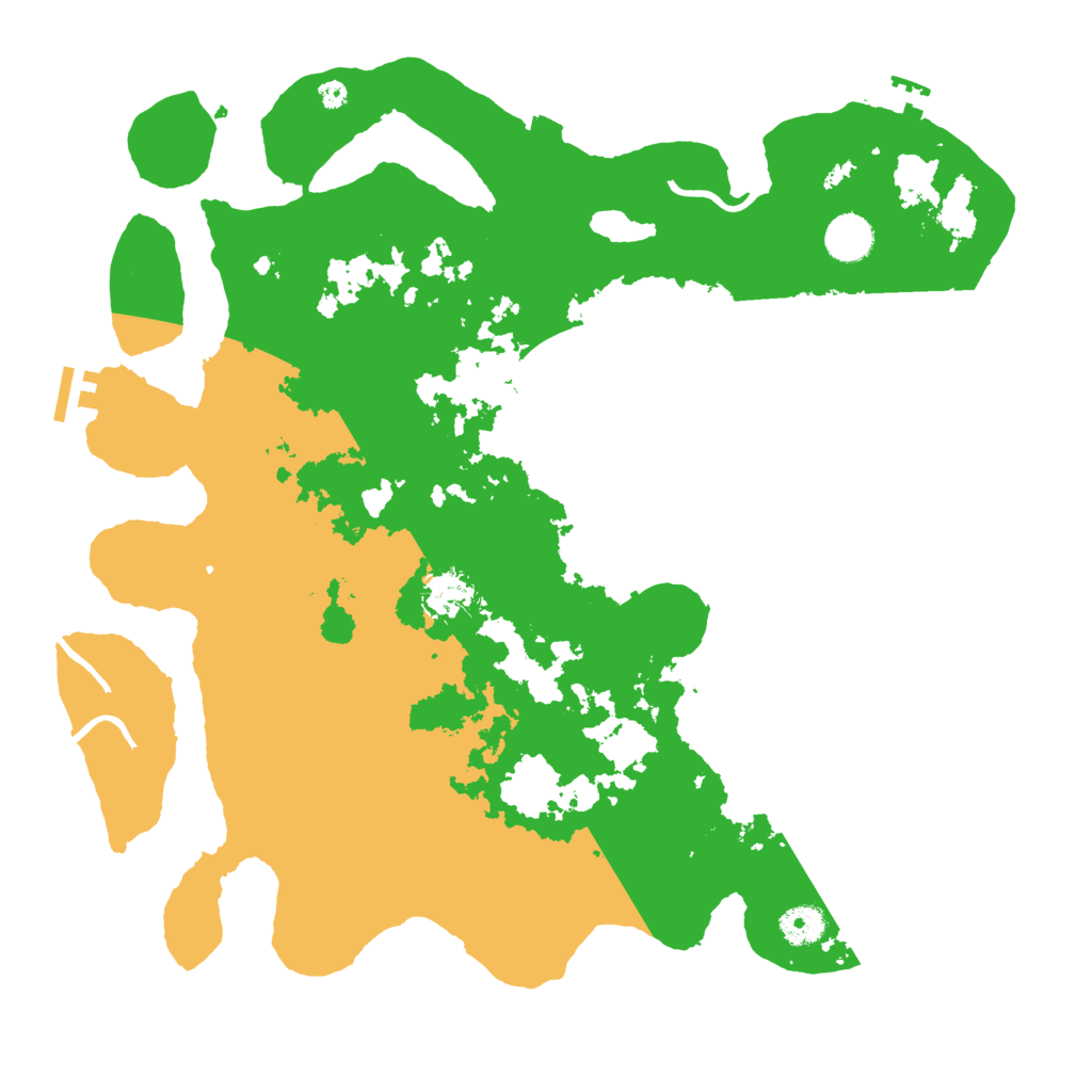 Biome Rust Map: Procedural Map, Size: 4000, Seed: 1997709492