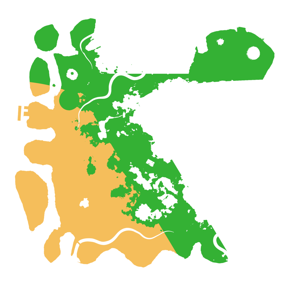 Biome Rust Map: Procedural Map, Size: 4000, Seed: 1997709492