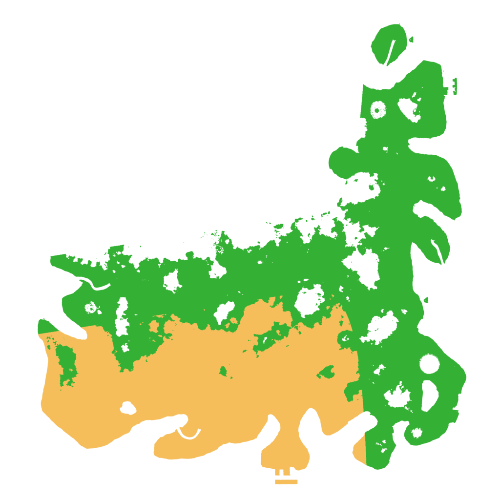 Biome Rust Map: Procedural Map, Size: 4500, Seed: 945126593