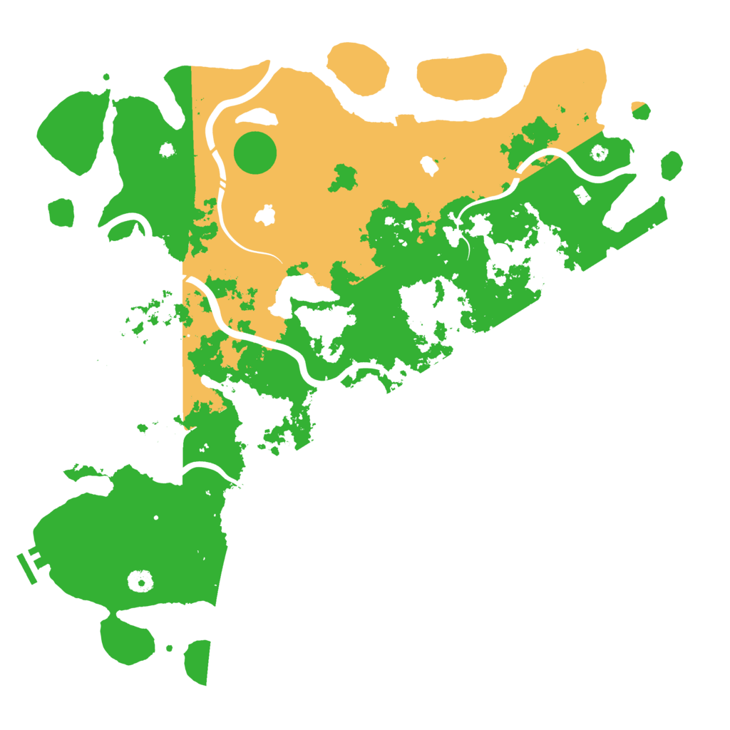 Biome Rust Map: Procedural Map, Size: 4500, Seed: 1746325544