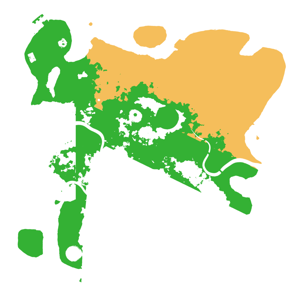 Biome Rust Map: Procedural Map, Size: 3500, Seed: 11723613