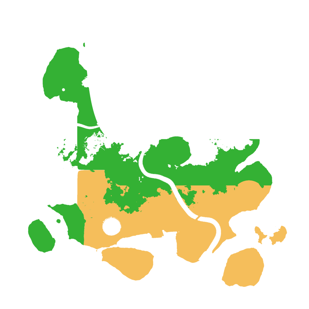 Biome Rust Map: Procedural Map, Size: 3000, Seed: 763369797